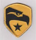 GI Joe movie Hawk logo patch Yellow